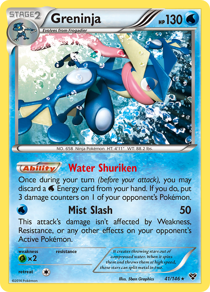Greninja 41/146 - XY Base Set Holofoil