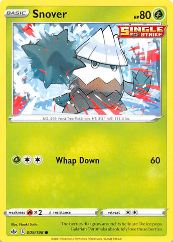 Snover 9/198 - SWSH06 Chilling Reign