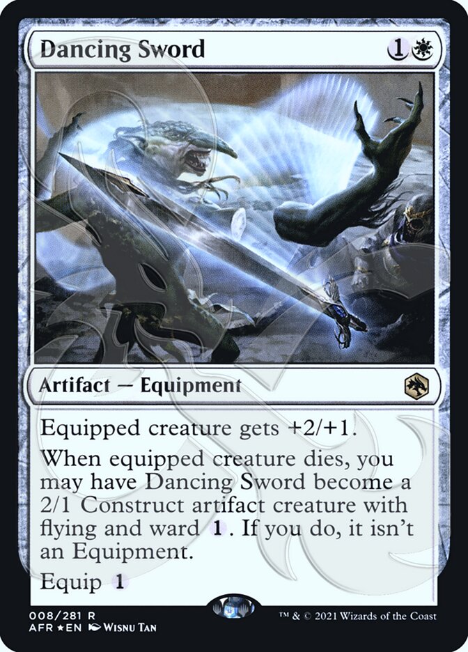 Dancing Sword (AFR&-008) - Adventures in the Forgotten Realms Promos Foil