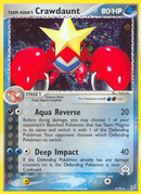 Team Aqua's Crawdaunt - 2/95/95 - Team Magma vs Team Aqua Holofoil