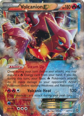 Volcanion - 26/114 - Jumbo Cards Holofoil