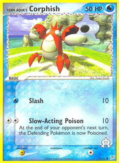 Team Aqua's Corphish - 51/95/95 - Team Magma vs Team Aqua