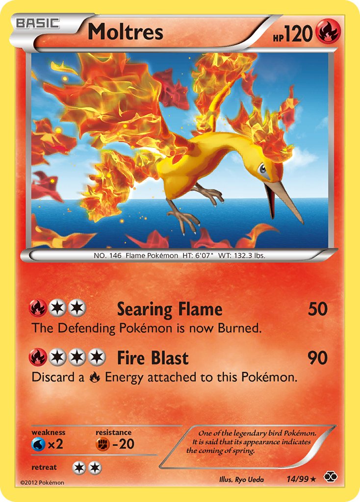 Moltres - 14/99 (Next Destinies) - Blister Exclusives Holofoil