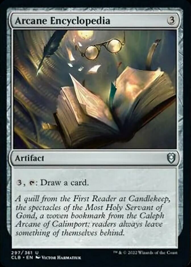 Arcane Encyclopedia (CLB-297) - Commander Legends: Battle for Baldur's Gate