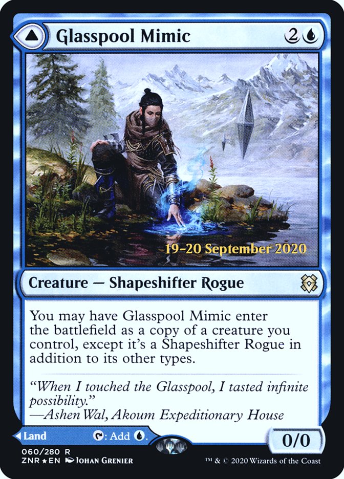 Glasspool Mimic (PRE-060) - Zendikar Rising Promos Foil