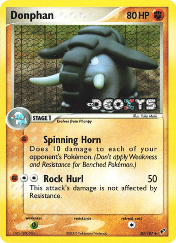 Donphan/107 - Deoxys Reverse Holofoil