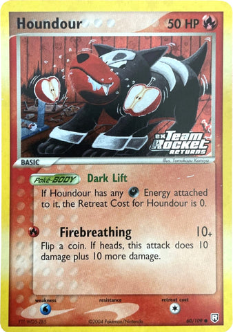 Houndour - 060/109 60/109 - Team Rocket Returns Reverse Holofoil