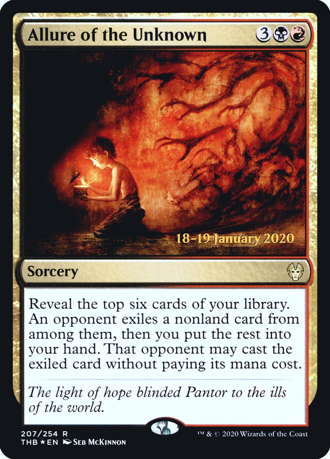 Allure of the Unknown (PRE-207) - Theros Beyond Death Promos Foil