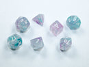 Chessex Nebula Mini Polyhedral Wisteria/White 7-Die set