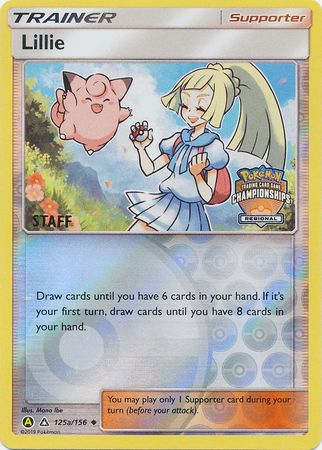 Lillie - 215a/156 (Regional Championships) [Staff] - League & Championship Cards Reverse Holofoil