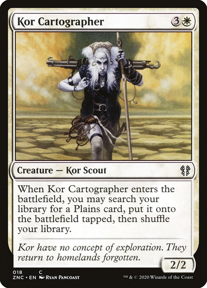 Kor Cartographer (ZNC-018) - Zendikar Rising Commander