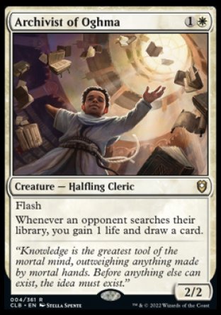 Archivist of Oghma (CLB-004) - Commander Legends: Battle for Baldur's Gate