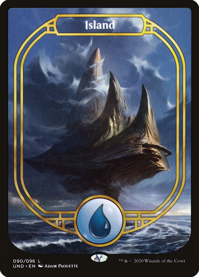 Island (Full Art) (UND-090) - Unsanctioned