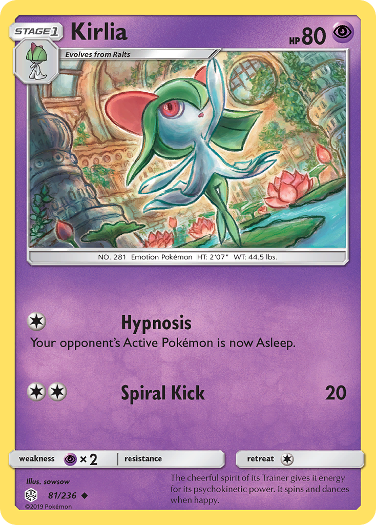 Kirlia 81/236 - SM  Cosmic Eclipse