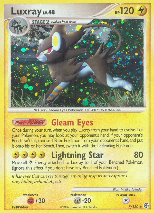 Luxray/130 - Diamond and Pearl Holofoil