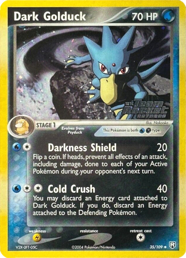 Dark Golduck 35/109 - Team Rocket Returns Reverse Holofoil