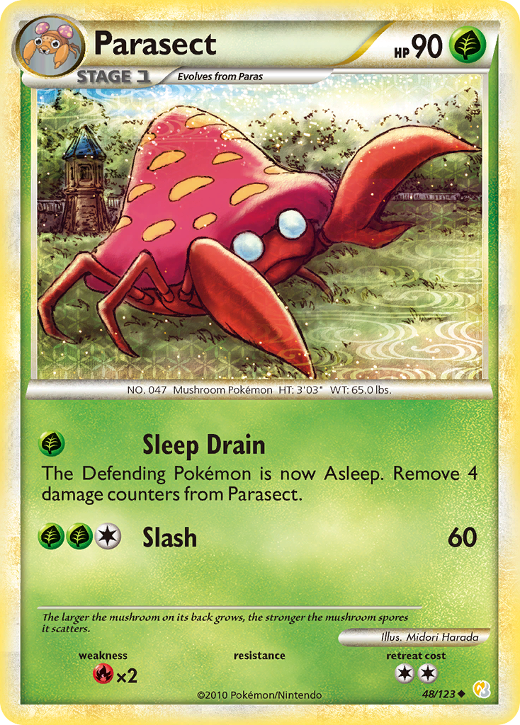 Parasect 48/123 - HeartGold SoulSilver