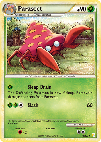 Parasect 48/123 - HeartGold SoulSilver