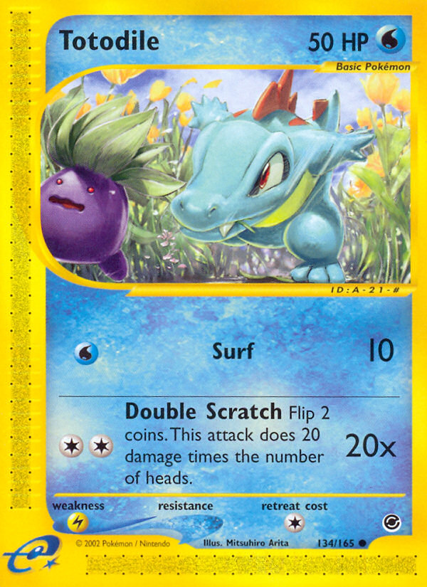 Totodile (134) - 134/165 Expedition - Common