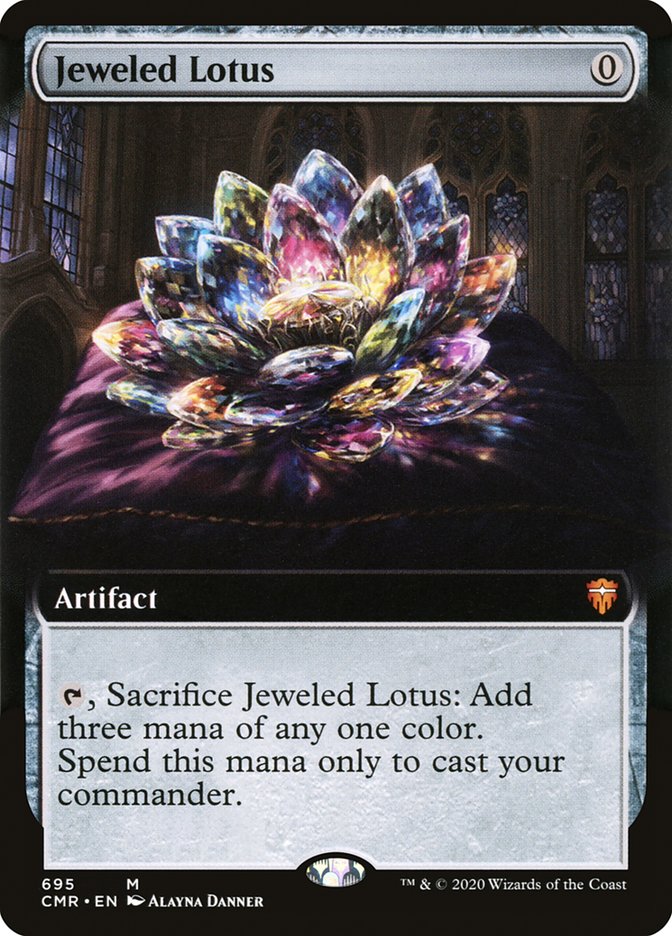 Jeweled Lotus (Extended Art) (CMR-695) - Commander Legends: (Extended Art)
