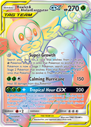 Rowlet & Alolan Exeggutor GX (Secret)/236 - SM  Unified Minds Holofoil