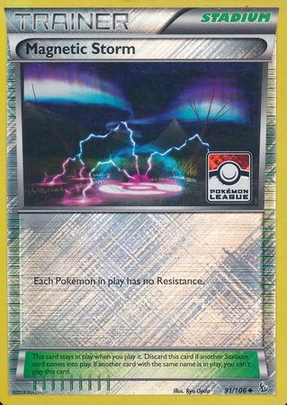 Magnetic Storm - 91/106 (Pokemon League) 91 - League & Championship Cards Reverse Holofoil
