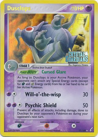 Dusclops/100 - Crystal Guardians Reverse Holofoil