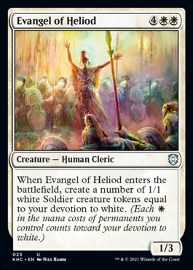 Evangel of Heliod (KHC-023) - Kaldheim Commander