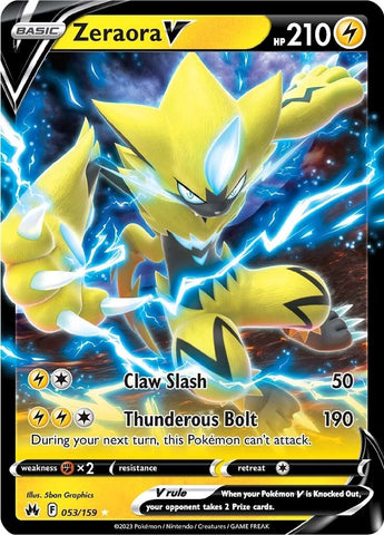 Zeraora V 53/159 - SWSH Crown Zenith Holofoil