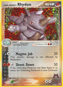 Team Magma's Rhydon - 11/95/95 - Team Magma vs Team Aqua Holofoil