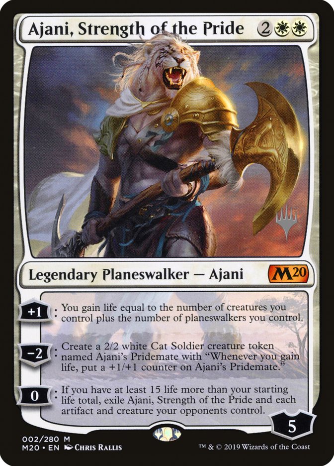 Ajani, Strength of the Pride (PPM20-02P) - Core Set 2020 Promos
