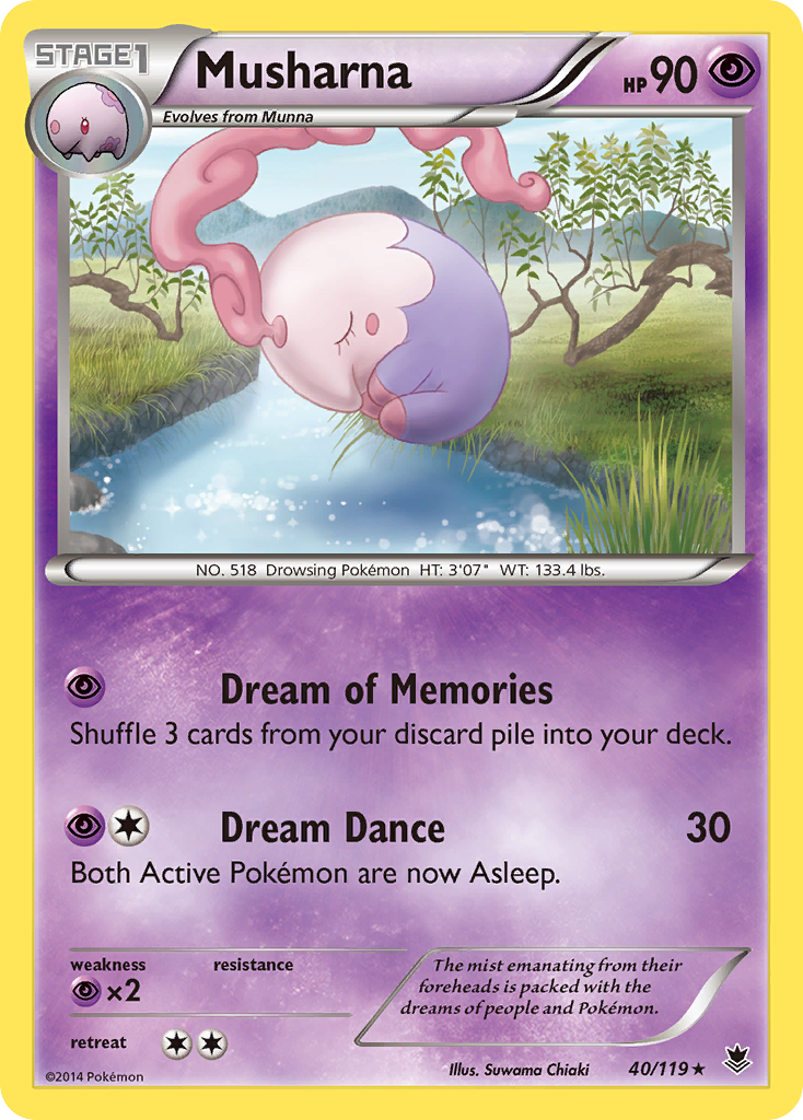 Musharna/119 - XY  Phantom Forces