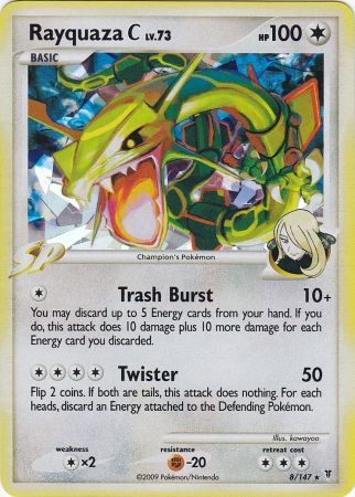 Rayquaza C - 8/147 (Cracked Ice) 8 - Miscellaneous Cards & Products Holofoil