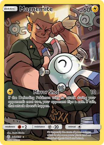 Magnemite (Secret) 242/236 - SM  Cosmic Eclipse Holofoil