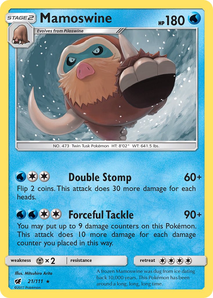 Mamoswine 21/111 - SM  Crimson Invasion