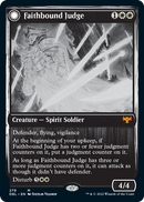 Faithbound Judge (DBL-279) - Innistrad: Double Feature: (Double Faced Transform)
