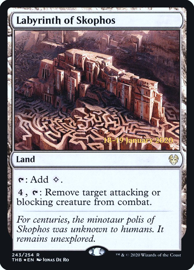 Labyrinth of Skophos (PRE-243) - Theros Beyond Death Promos Foil