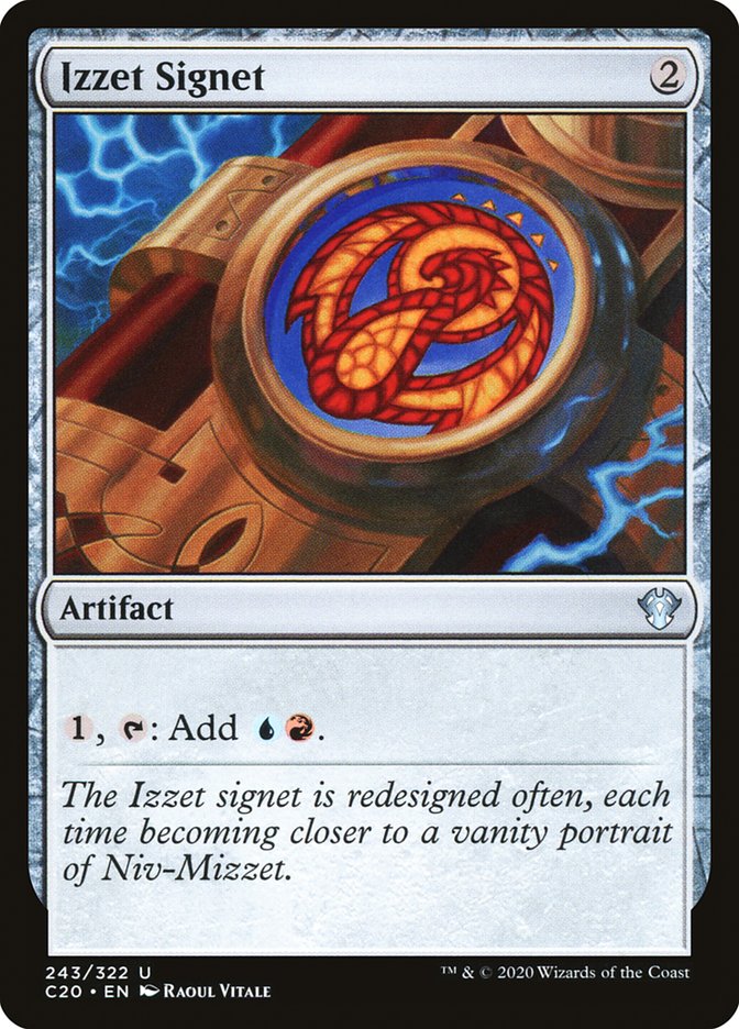 Izzet Signet (C20-243) - Commander 2020