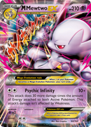 M Mewtwo EX (64) 64/162 - XY  BREAKthrough Holofoil