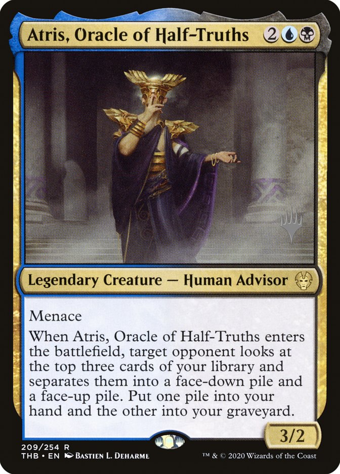 Atris, Oracle of Half-Truths (PPTHB-209) - Theros Beyond Death Promos