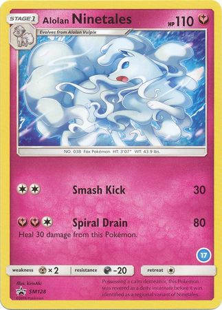 Alolan Ninetales (17) - SM Trainer Kit Alolan Sandslash & Alolan Ninetales