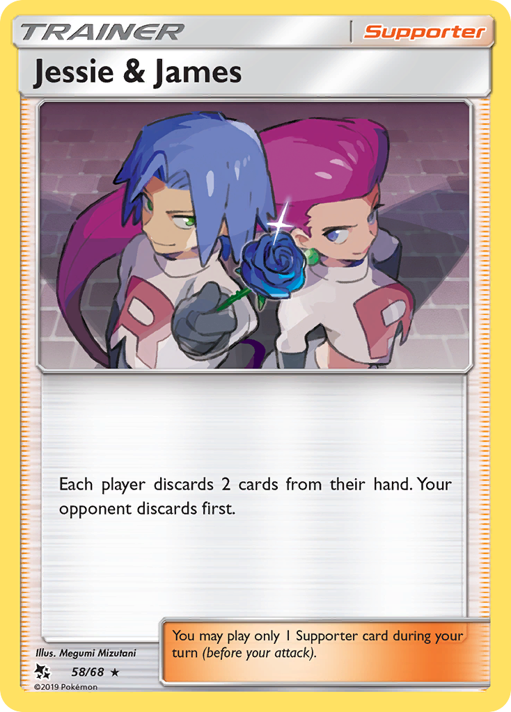 Jessie & James 58/68 - Hidden Fates Holofoil