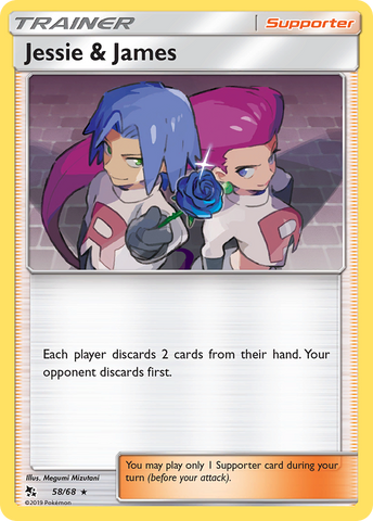 Jessie & James 58/68 - Hidden Fates Holofoil