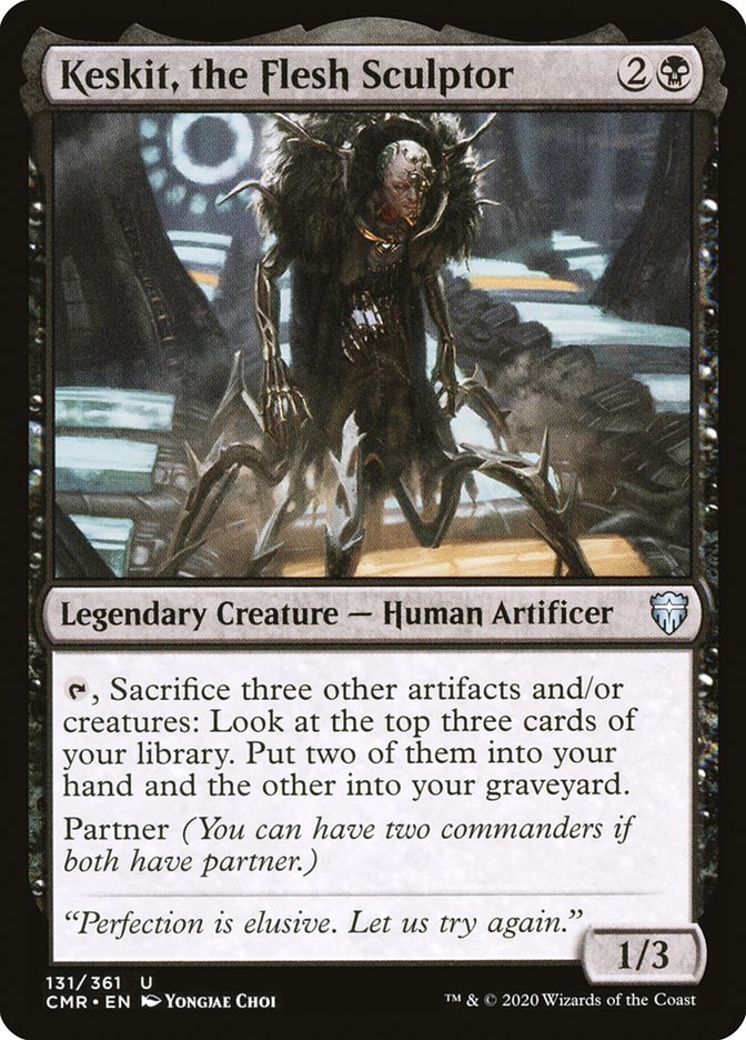 Keskit, the Flesh Sculptor (CMR-131) - Commander Legends