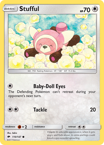 Stufful 110/147 - SM  Burning Shadows