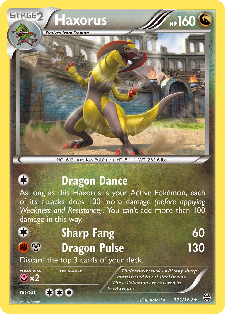 Haxorus 111/162 - XY  BREAKthrough Holofoil