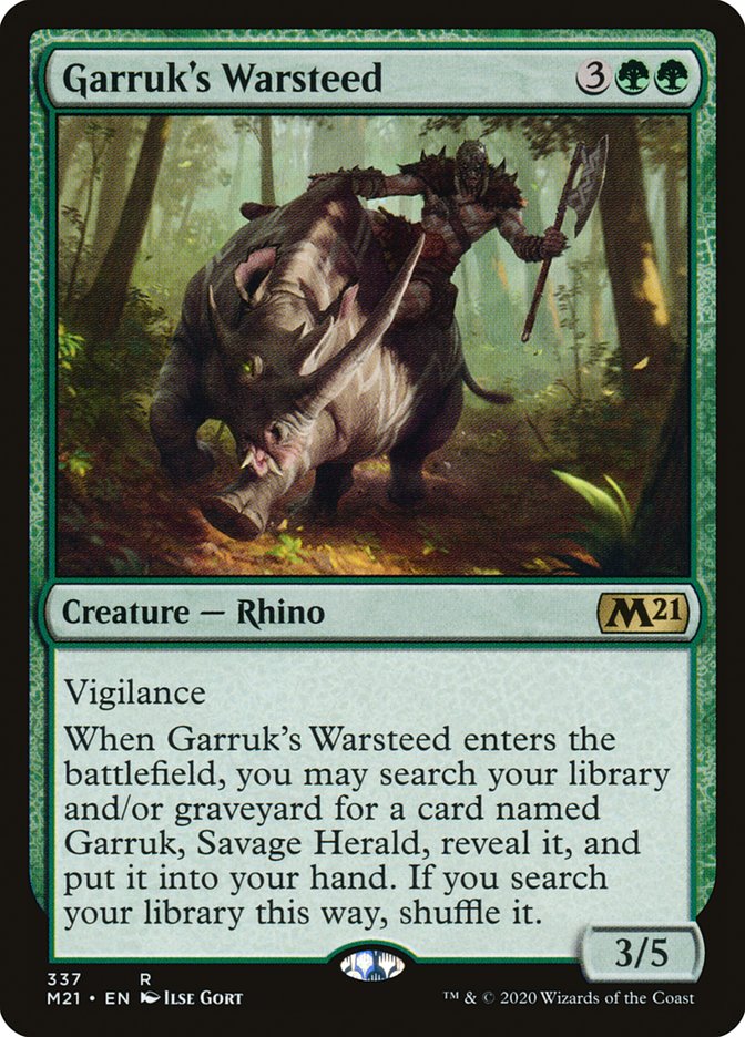 Garruk's Warsteed (M21-337) - Core Set 2021