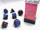 Chessex Gemini Black-Starlight/Red Polyhedral 7-Dice Set