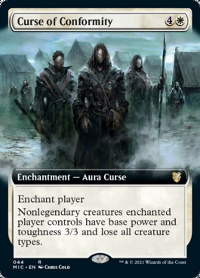 Curse of Conformity (MIC-044) - Midnight Hunt Commander: (Extended Art)