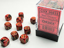 Chessex Gemini Black-Red/Gold 12mm d6 Dice Block